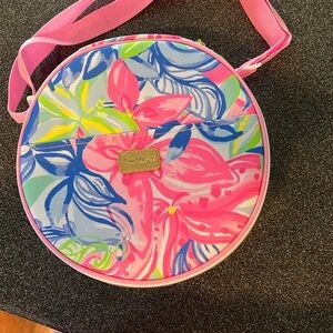 Lilly Pulitzer Picnic Bag with Glasses and Utensils New Never Used